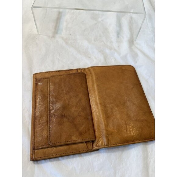 Genuine Leather Tan Brown Wallet trifold made in India - Picture 7 of 7